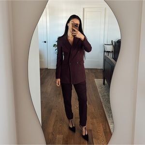 ASOS Pinstripe Suit - Size 0 blazer, Size 4 trousers